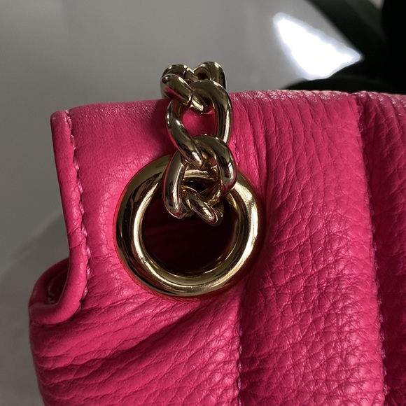 😍Kate Spade Gold Coast Evangeline Hot Pink Purse👛 🎄 gift!! Barbie lovers!! - Picture 7 of 11